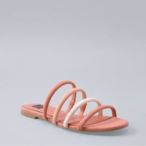 Brand New WHBM Strappy Slides